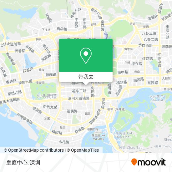 皇庭中心地图