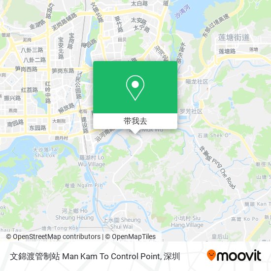 文錦渡管制站 Man Kam To Control Point地图