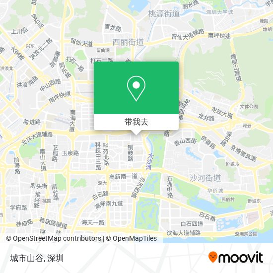 城市山谷地图