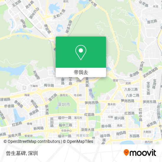 曾生墓碑地图