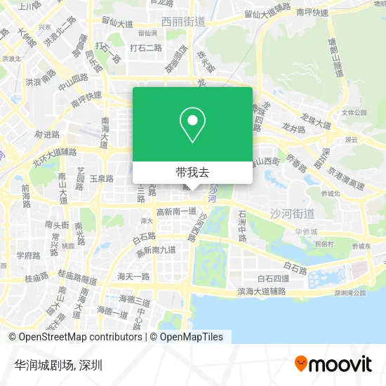 华润城剧场地图