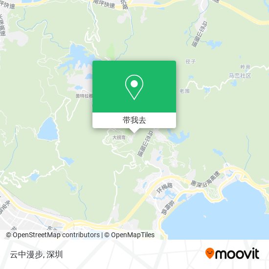 云中漫步地图