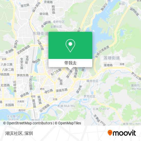 湖滨社区地图