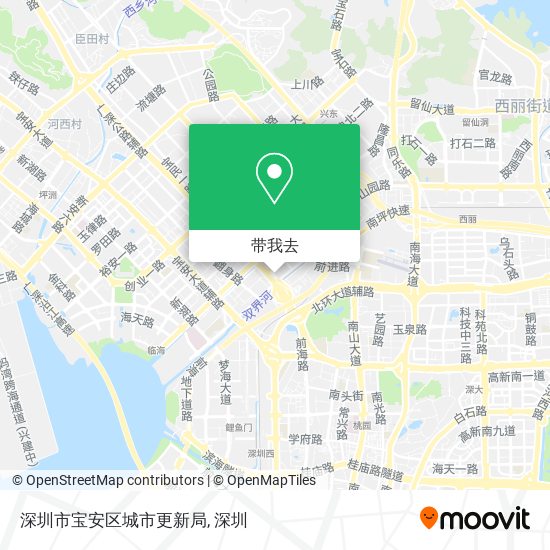深圳市宝安区城市更新局地图