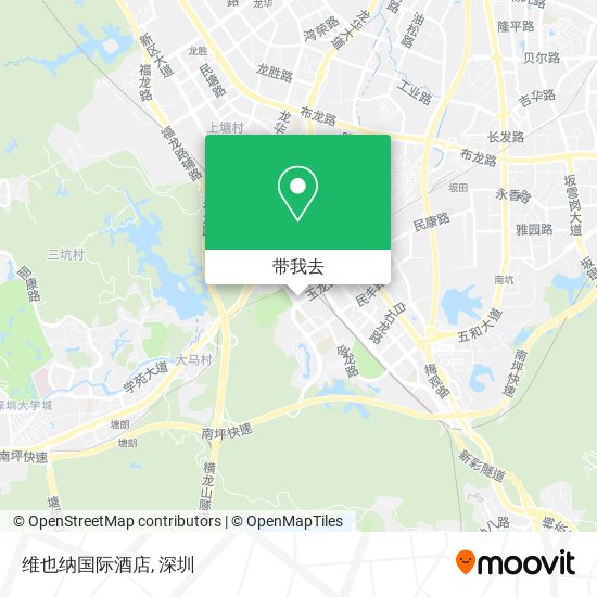 维也纳国际酒店地图
