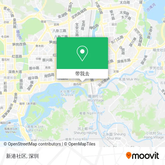 新港社区地图