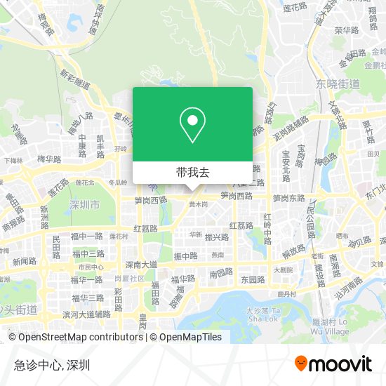 急诊中心地图