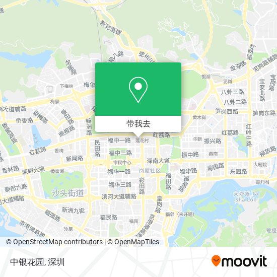 中银花园地图