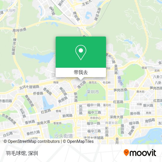 羽毛球馆地图