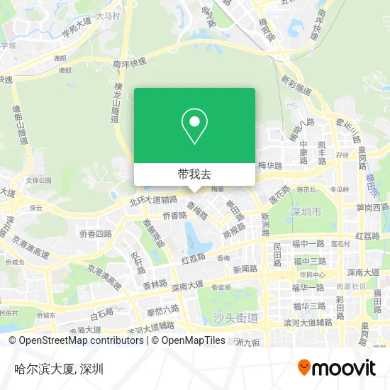 哈尔滨大厦地图