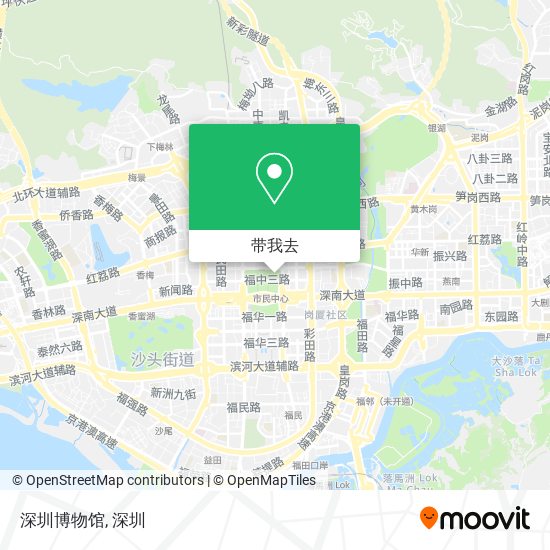 深圳博物馆地图