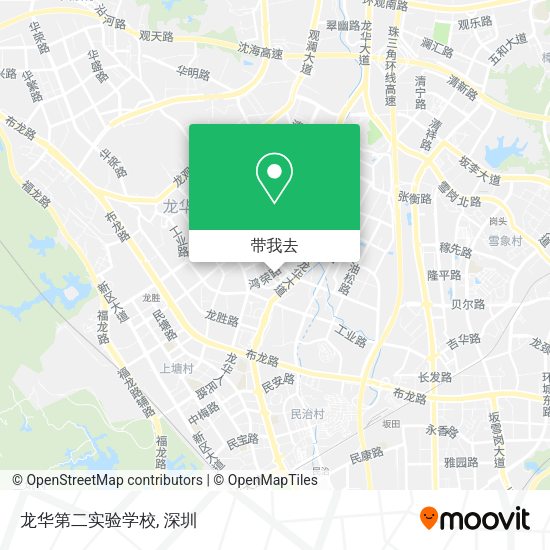 龙华第二实验学校地图