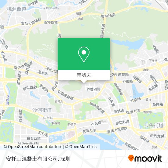 安托山混凝土有限公司地图