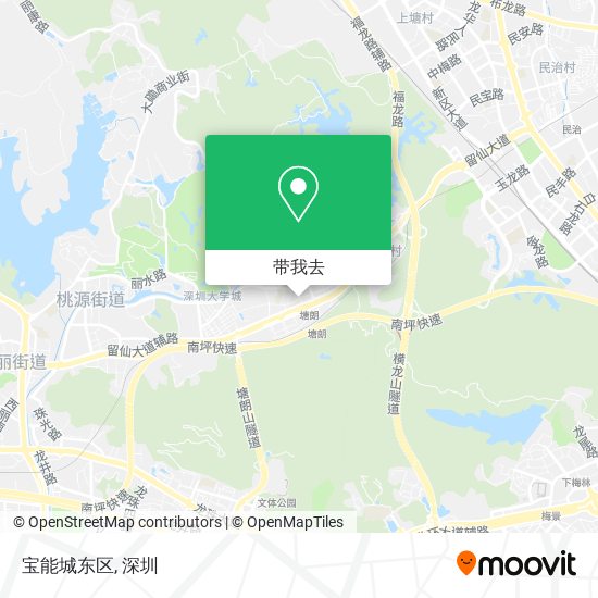 宝能城东区地图