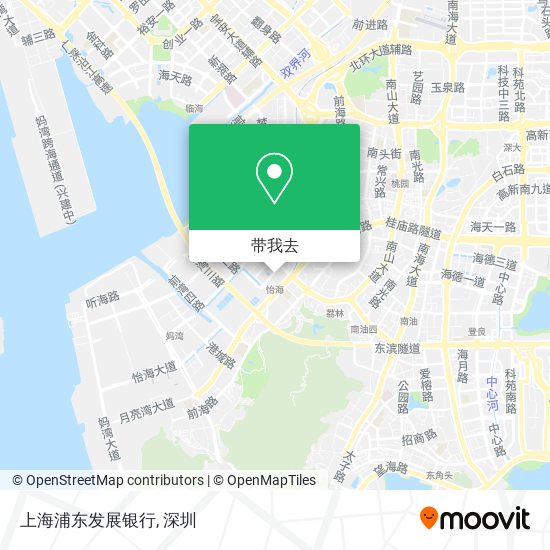 上海浦东发展银行地图