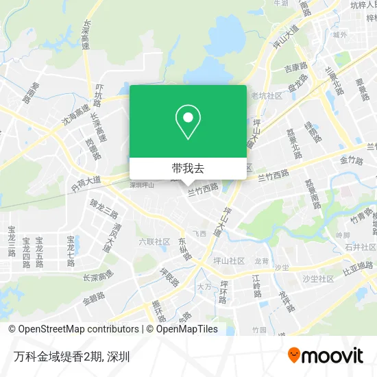 万科金域缇香2期地图
