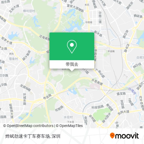 烨斌劲速卡丁车赛车场地图