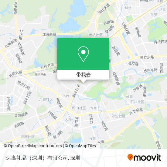 运高礼品（深圳）有限公司地图