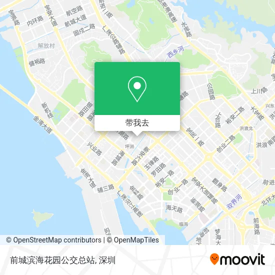 前城滨海花园公交总站地图