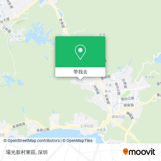 壩光新村東區地图