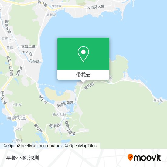 早餐小攤地图