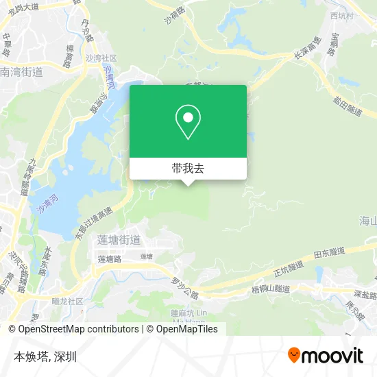 本焕塔地图