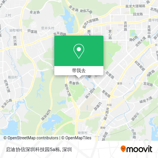 启迪协信深圳科技园5a栋地图