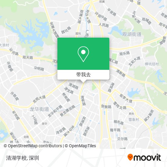 清湖学校地图
