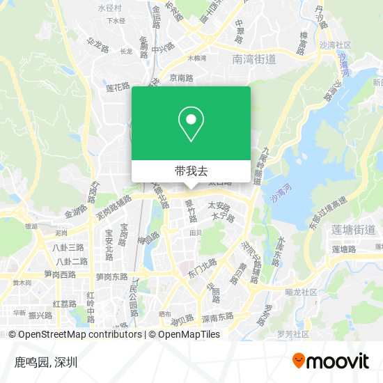 鹿鸣园地图