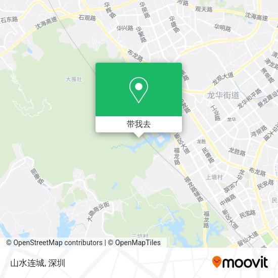 山水连城地图
