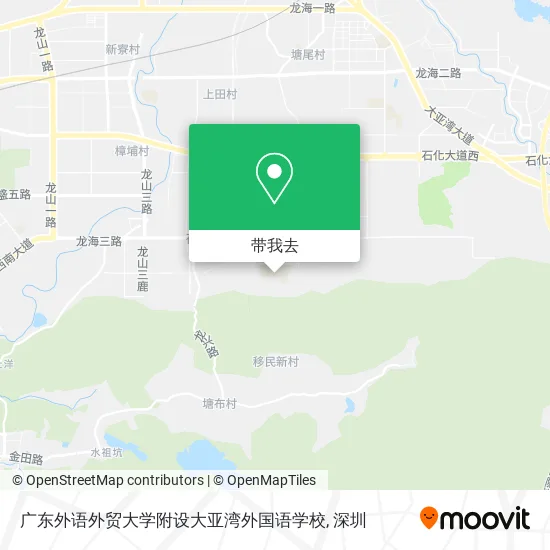 广东外语外贸大学附设大亚湾外国语学校地图