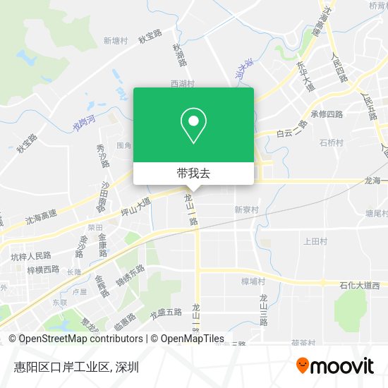 惠阳区口岸工业区地图
