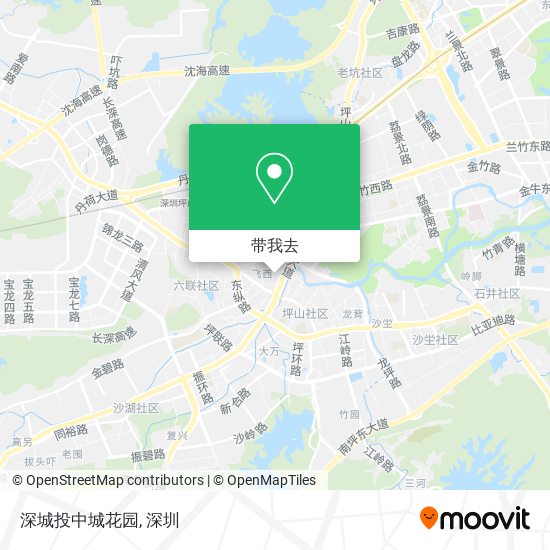 深城投中城花园地图