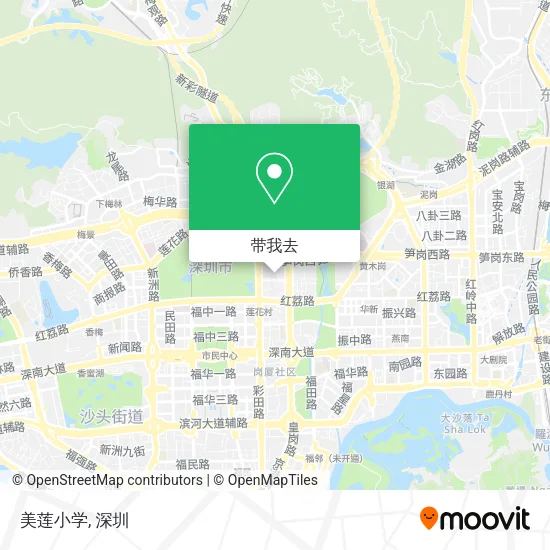 美莲小学地图