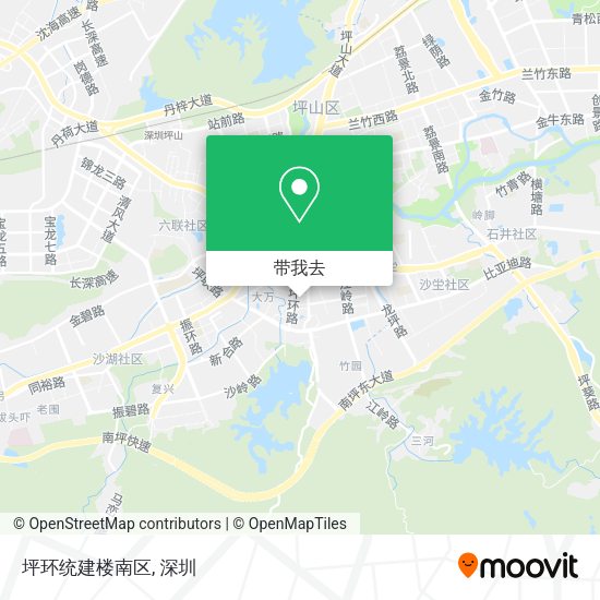 坪环统建楼南区地图