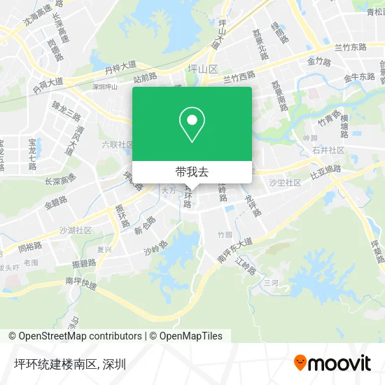 坪环统建楼南区地图