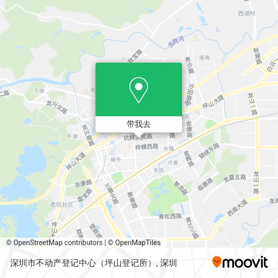 深圳市不动产登记中心（坪山登记所）地图
