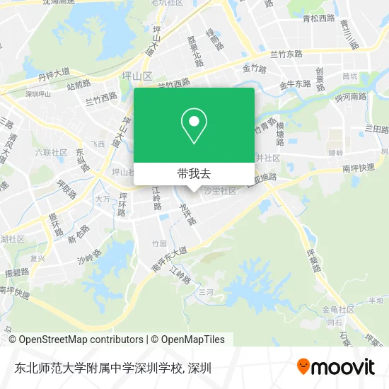 东北师范大学附属中学深圳学校地图