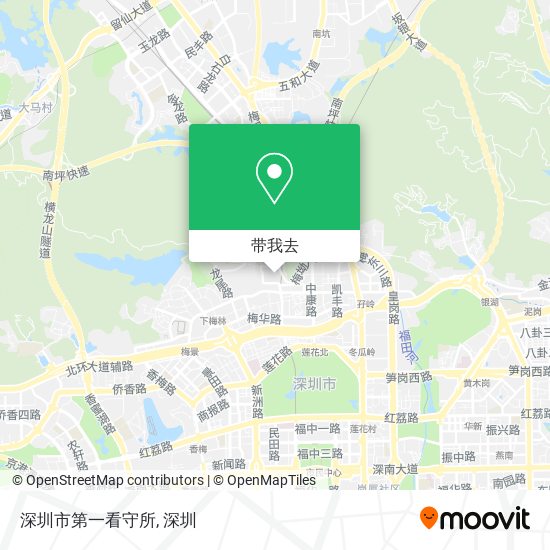 深圳市第一看守所地图