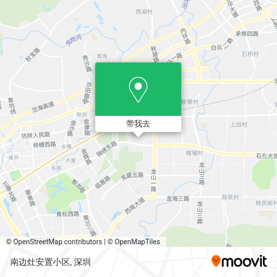 南边灶安置小区地图