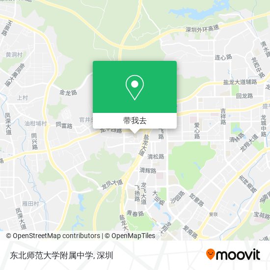 东北师范大学附属中学地图
