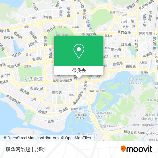 联华网络超市地图