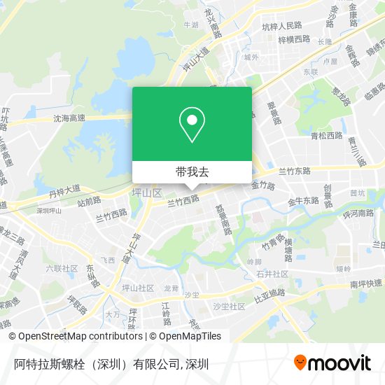 阿特拉斯螺栓（深圳）有限公司地图