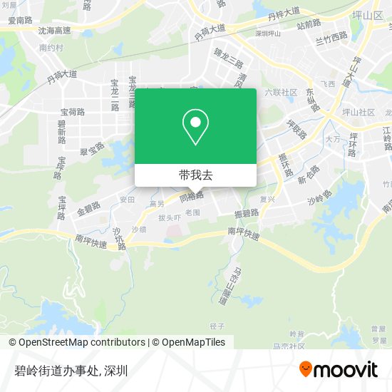 碧岭街道办事处地图