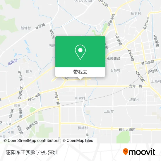 惠阳东王实验学校地图