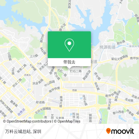 万科云城总站地图