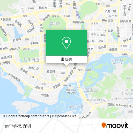 丽中学校地图