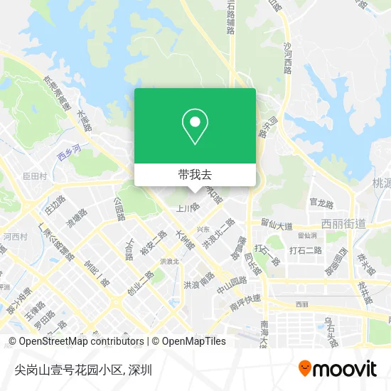尖岗山壹号花园小区地图