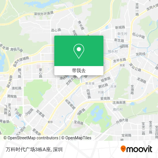 万科时代广场3栋A座地图