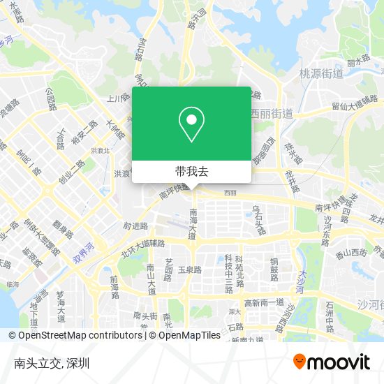 南头立交地图